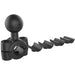 RAM Mount Torque 3/8" - 5/8" Diameter Mini Rail Base w/1" Ball [RAM-B-408-37-62U] - Premium Rail/Handle Bar Mounts from RAM Mounting Systems - Just $24.99! Shop now at Brushy Creek Marine
