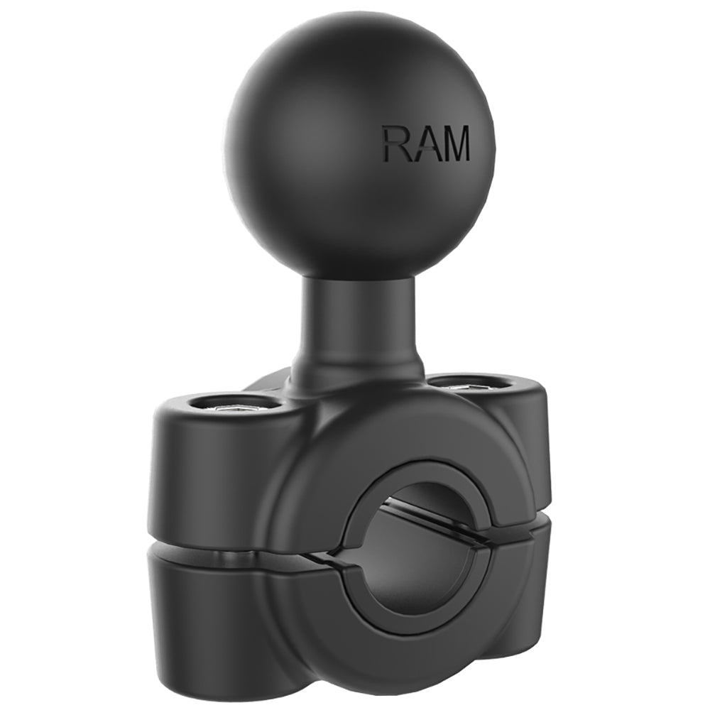 RAM Mount Torque 3/8" - 5/8" Diameter Mini Rail Base w/1" Ball [RAM-B-408-37-62U] - Premium Rail/Handle Bar Mounts from RAM Mounting Systems - Just $24.99! Shop now at Brushy Creek Marine