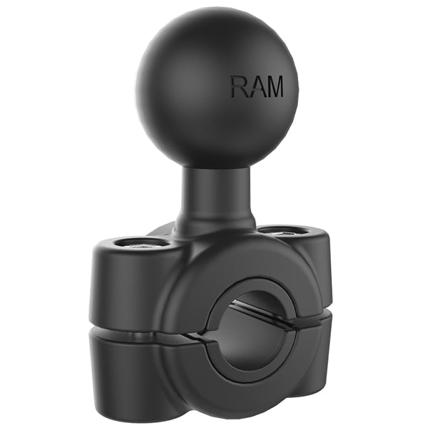 RAM Mount Torque 3/8" - 5/8" Diameter Mini Rail Base w/1" Ball [RAM-B-408-37-62U] - Premium Rail/Handle Bar Mounts from RAM Mounting Systems - Just $25.49! Shop now at Brushy Creek Marine