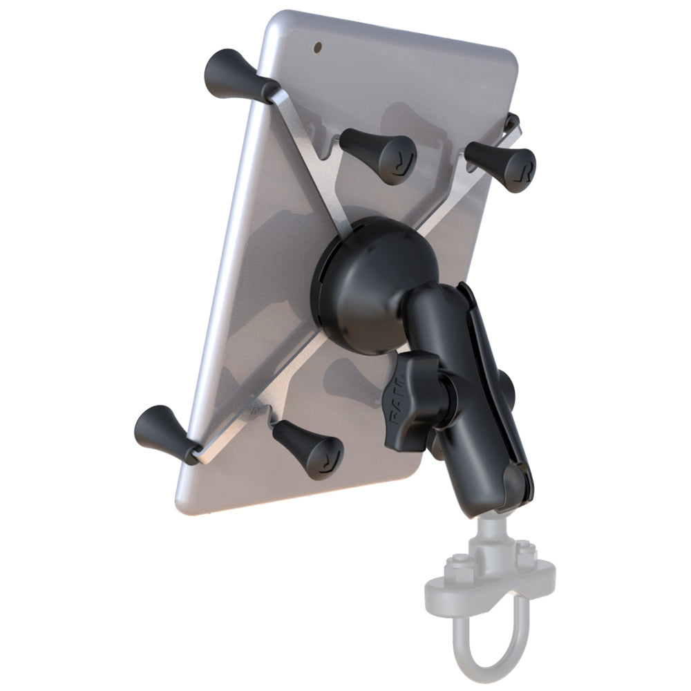 RAM Mount Universal X-Grip Cradle with 1" Ball & STANDARD Length Double Socket Arm f/7" Tablets [RAM-HOL-UN8B-201U] - Premium Tablet Mounts from RAM Mounting Systems - Just $63.49! Shop now at Brushy Creek Marine
