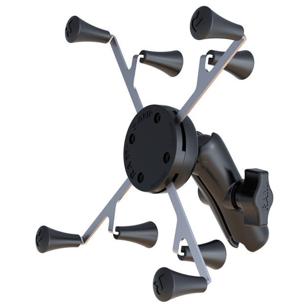 RAM Mount Universal X-Grip Cradle with 1" Ball & STANDARD Length Double Socket Arm f/7" Tablets [RAM-HOL-UN8B-201U] - Premium Tablet Mounts from RAM Mounting Systems - Just $63.49! Shop now at Brushy Creek Marine