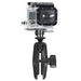 RAM Mount GoPro Hero Adapter with Double Socket Arm [RAM-B-202-GOP1-201U] - Premium Camera Mounts from RAM Mounting Systems - Just $26.99! Shop now at Brushy Creek Marine