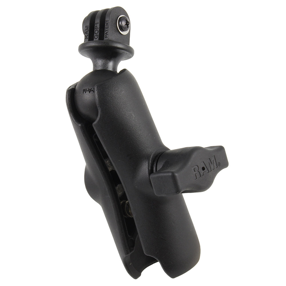 RAM Mount GoPro Hero Adapter with Double Socket Arm [RAM-B-202-GOP1-201U] - Premium Camera Mounts from RAM Mounting Systems - Just $26.99! Shop now at Brushy Creek Marine