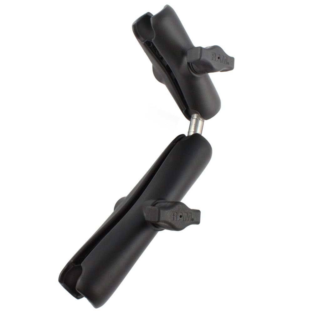 RAM Mount Standard Double Socket Arm, Long Double Socket Arm & Double Ball Adapter f/1" Balls [RAM-B-201-201U-C] - Premium B Size from RAM Mounting Systems - Just $57.49! Shop now at Brushy Creek Marine
