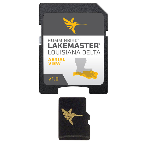 Humminbird LakeMaster Aerial Satellite View - Louisiana Delta [600050-1] - Premium Humminbird from Humminbird - Just $149.99! Shop now at Brushy Creek Marine