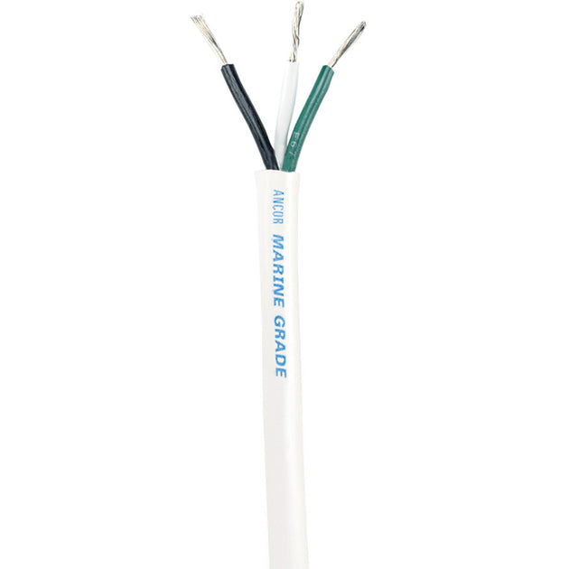 Ancor White Triplex Cable - 16/3 AWG - Round - 100' [133710] - Premium Wire from Ancor - Just $163.99! Shop now at Brushy Creek Marine