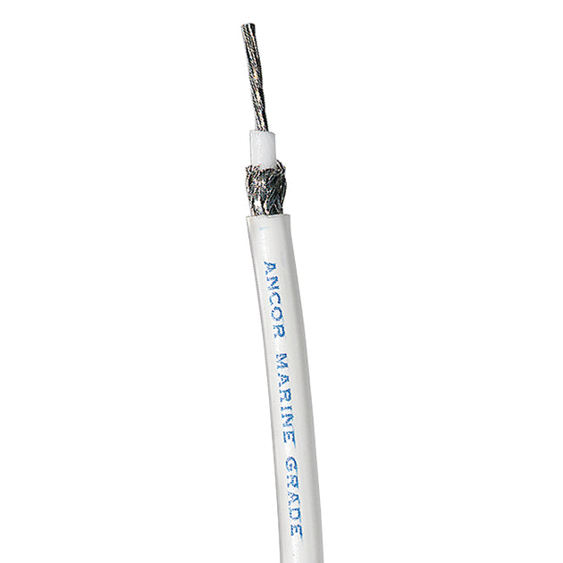 Ancor White RG 213 Tinned Coaxial Cable - 250' [151725] - Premium Wire from Ancor - Just $824.99! Shop now at Brushy Creek Marine