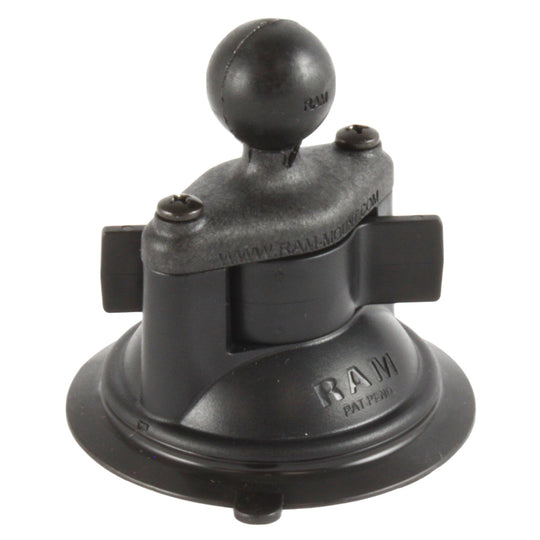 RAM Mount Composite 3.25" Diameter Suction Cup Base w/1" Ball [RAP-B-224-1U] - Premium Suction Cup Mounts from RAM Mounting Systems - Just $19.99! Shop now at Brushy Creek Marine