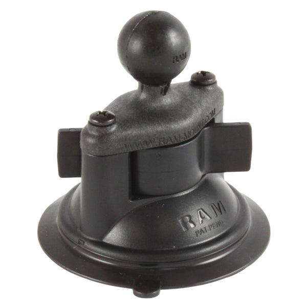 RAM Mount Composite 3.25" Diameter Suction Cup Base w/1" Ball [RAP-B-224-1U] - Premium Suction Cup Mounts from RAM Mounting Systems - Just $20.49! Shop now at Brushy Creek Marine