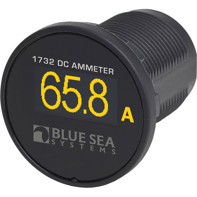 Blue Sea 1732 Mini OLED Ammeter [1732] - Premium Meters & Monitoring from Blue Sea Systems - Just $141.99! Shop now at Brushy Creek Marine