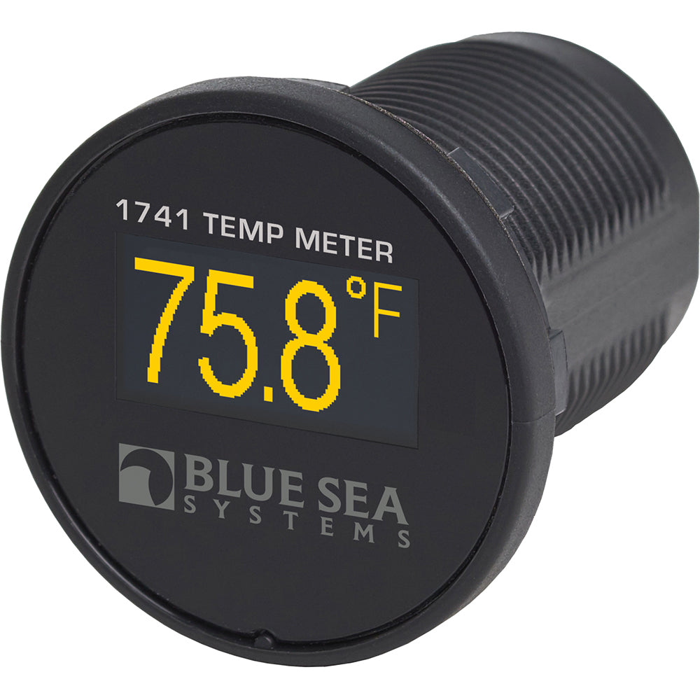 Blue Sea 1741 Mini OLED Temperature Meter [1741] - Premium Meters & Monitoring from Blue Sea Systems - Just $113.99! Shop now at Brushy Creek Marine