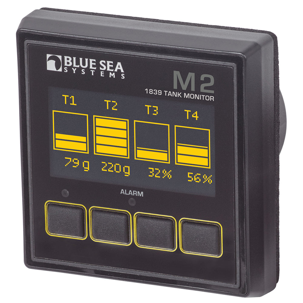 Blue Sea 1839 M2 OLED Tank Monitor [1839] - Premium Meters & Monitoring from Blue Sea Systems - Just $499.99! Shop now at Brushy Creek Marine