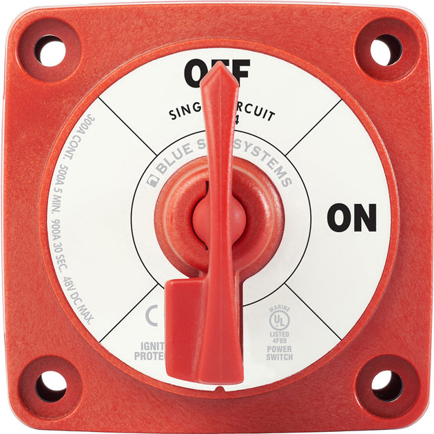 Blue Sea 6004 Single Circuit ON-OFF w/Locking Key - Red [6004] - Premium Battery Management from Blue Sea Systems - Just $48.99! Shop now at Brushy Creek Marine