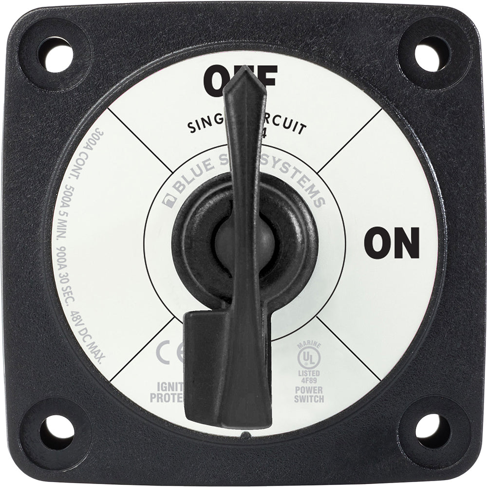 Blue Sea 6004200 Single Circuit ON-OFF w/Locking Key - Black [6004200] - Premium Battery Management from Blue Sea Systems - Just $48.99! Shop now at Brushy Creek Marine