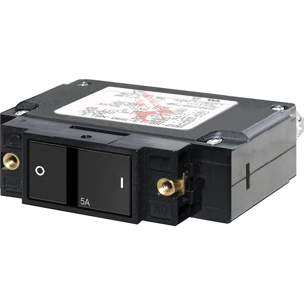 Blue Sea 7540 C-Series Flat Rocker Circuit Breaker - Single Pole - 5A [7540] - Premium Circuit Breakers from Blue Sea Systems - Just $69.99! Shop now at Brushy Creek Marine