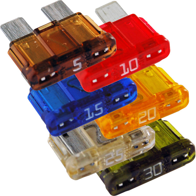 Blue Sea ATC Fuse Kit - 6-Piece [5287] - Premium Fuse Blocks & Fuses from Blue Sea Systems - Just $8.99! Shop now at Brushy Creek Marine