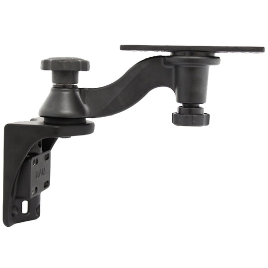 RAM Mount Single 6" Swing Arm with 6.25" x 2" Rectangle Base and Vertical Mounting Base [RAM-109VU] - Premium Marine Electronics Mounts from RAM Mounting Systems - Just $89.99! Shop now at Brushy Creek Marine