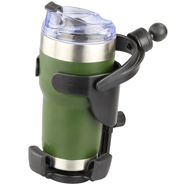 RAM Mount Level Cup XL w/B Size 1" Ball [RAP-B-417BU] - Premium Drink Cup Mounts from RAM Mounting Systems - Just $44.99! Shop now at Brushy Creek Marine