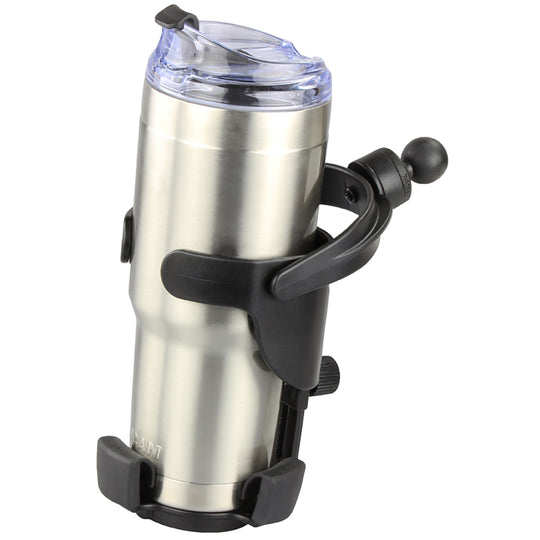 RAM Mount Level Cup XL w/B Size 1" Ball [RAP-B-417BU] - Premium Drink Cup Mounts from RAM Mounting Systems - Just $44.99! Shop now at Brushy Creek Marine