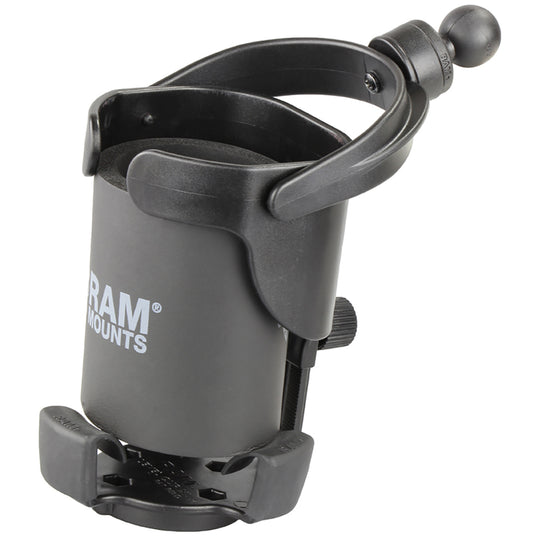 RAM Mount Level Cup XL w/B Size 1" Ball [RAP-B-417BU] - Premium Drink Cup Mounts from RAM Mounting Systems - Just $44.99! Shop now at Brushy Creek Marine