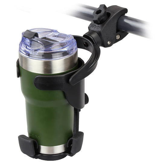 RAM Mount Level Cup XL w/Small Tough-Claw [RAP-B-417-400U] - Premium Drink Cup Mounts from RAM Mounting Systems - Just $60.49! Shop now at Brushy Creek Marine