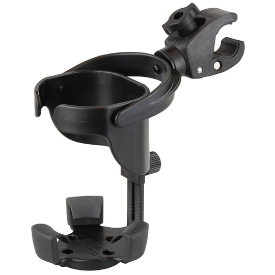 RAM Mount Level Cup XL w/Small Tough-Claw [RAP-B-417-400U] - Premium Drink Cup Mounts from RAM Mounting Systems - Just $60.49! Shop now at Brushy Creek Marine
