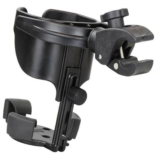 RAM Mount Level Cup XL w/Small Tough-Claw [RAP-B-417-400U] - Premium Drink Cup Mounts from RAM Mounting Systems - Just $60.49! Shop now at Brushy Creek Marine