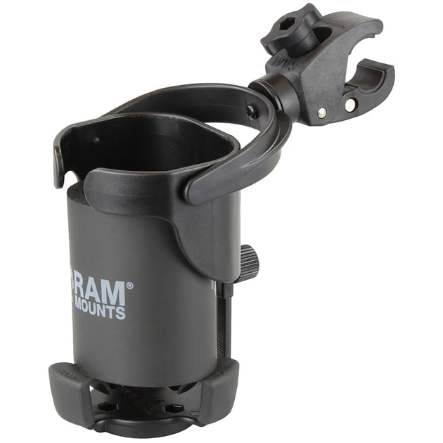 RAM Mount Level Cup XL w/Small Tough-Claw [RAP-B-417-400U] - Premium Drink Cup Mounts from RAM Mounting Systems - Just $60.49! Shop now at Brushy Creek Marine