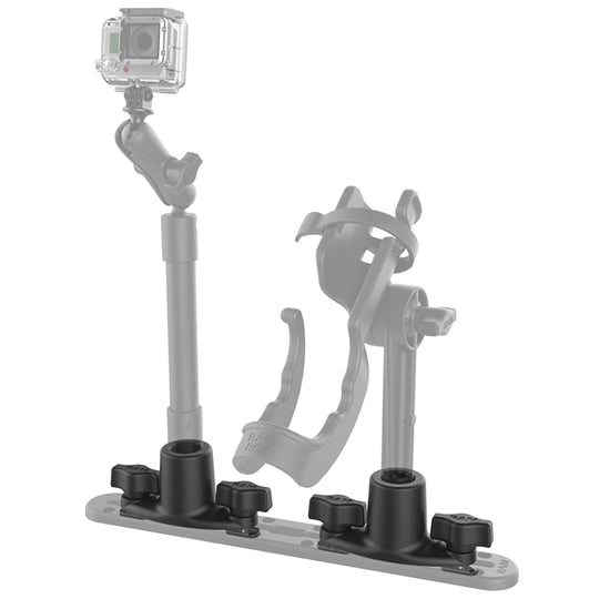 RAM Mount Track Base f/Spline Posts [RAP-421] - Premium Kayak Mounts from RAM Mounting Systems - Just $15.99! Shop now at Brushy Creek Marine