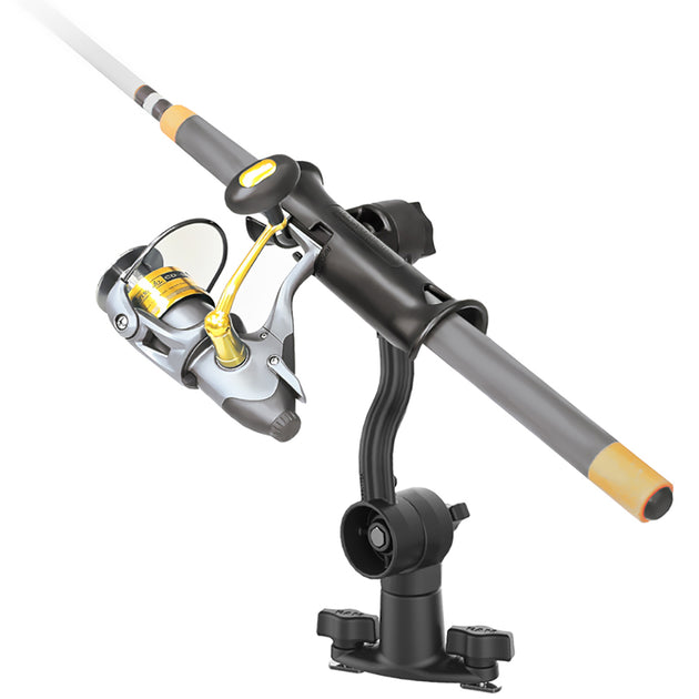 RAM Mount RAM Tube Jr. Rod Holder with Spline Post, Extension Arm and Track Base [RAP-390-PA-421] - Premium Fishing Rod Holders from RAM Mounting Systems - Just $41.99! Shop now at Brushy Creek Marine