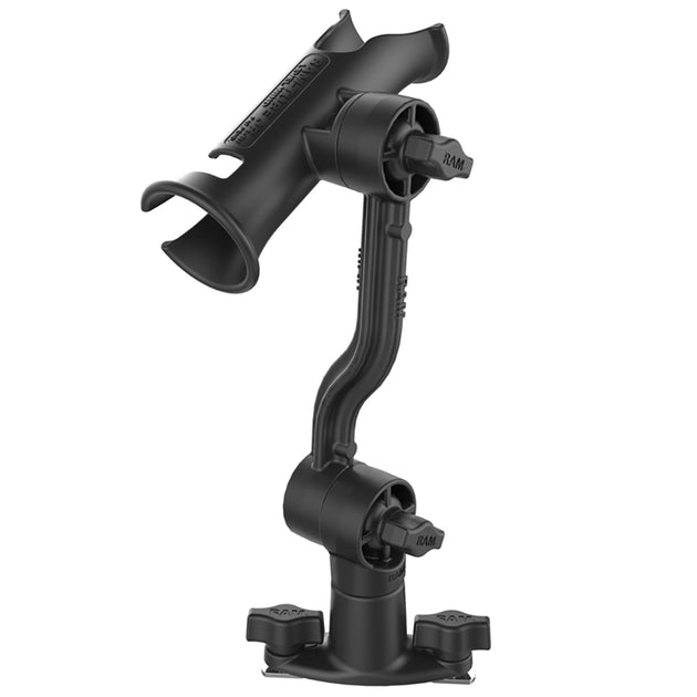 RAM Mount RAM Tube Jr. Rod Holder with Spline Post, Extension Arm and Track Base [RAP-390-PA-421] - Premium Fishing Rod Holders from RAM Mounting Systems - Just $41.99! Shop now at Brushy Creek Marine