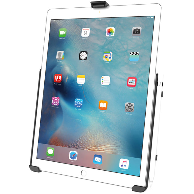 RAM Mount EZ-Rollr Cradle for the Apple iPad Pro 12.9" [RAM-HOL-AP21U] - Premium iPad/iPhone/iPod Mounts from RAM Mounting Systems - Just $31.49! Shop now at Brushy Creek Marine