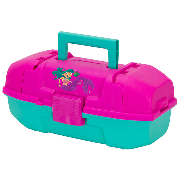 Plano Youth Mermaid Tackle Box - Pink/Turquoise [500102] - Premium Tackle Storage from Plano - Just $15.99! Shop now at Brushy Creek Marine