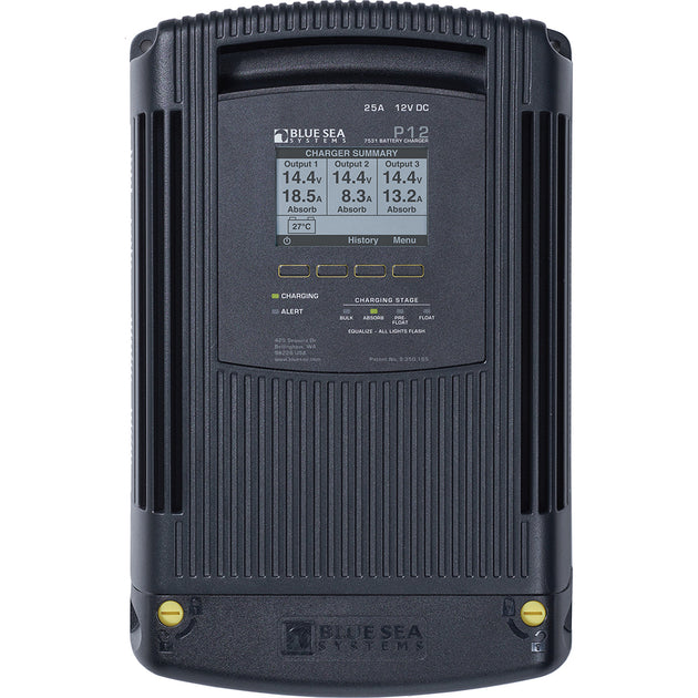 Blue Sea 7531 P12 Battery Charger - 12V DC 25A [7531] - Premium Battery Chargers from Blue Sea Systems - Just $1218.99! Shop now at Brushy Creek Marine