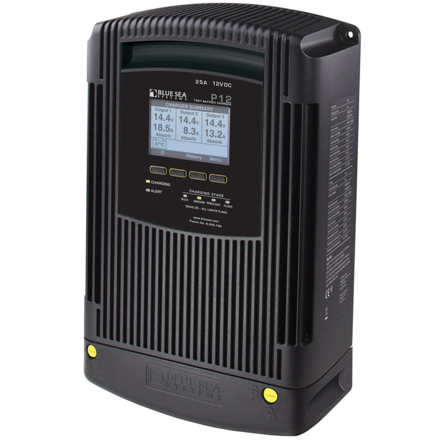 Blue Sea 7531 P12 Battery Charger - 12V DC 25A [7531] - Premium Battery Chargers from Blue Sea Systems - Just $1218.99! Shop now at Brushy Creek Marine