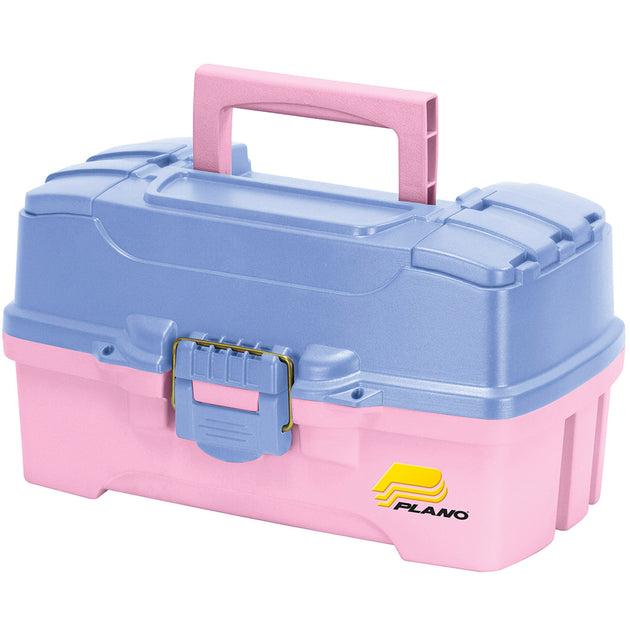 Plano Two-Tray Tackle Box w/Duel Top Access - Periwinkle/Pink [620292] - Premium Tackle Storage from Plano - Just $19.99! Shop now at Brushy Creek Marine