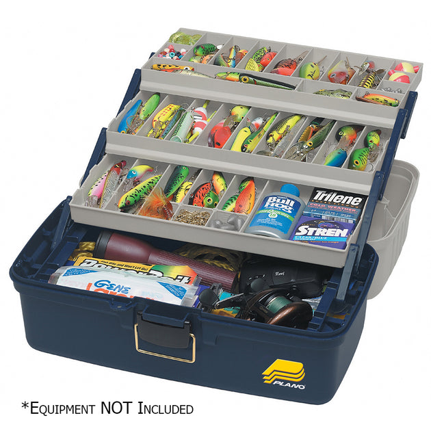 Plano Three-Tray Fixed Compartment Tackle Box - XL [613306] - Premium Tackle Storage from Plano - Just $39.99! Shop now at Brushy Creek Marine
