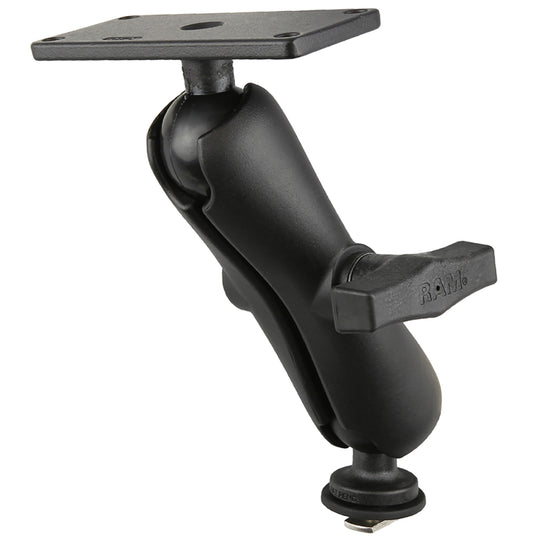 RAM Mount RAM 1.5" Ball Mount with Track Ball Base  2" x 4" Plate for the Humminbird Helix 7 ONLY [RAM-202-24-354-TRA1U] - Premium Marine Electronics Mounts from RAM Mounting Systems - Just $65.49! Shop now at Brushy Creek Marine