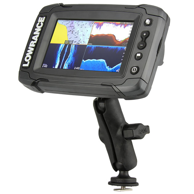 Ram Mount Track Ball Mount f/Lowrance Elite, Hook  Mark-4 Series Fishfinders [RAP-B-202-LO11-354-TRA1] - Premium Marine Electronics Mounts from RAM Mounting Systems - Just $36.99! Shop now at Brushy Creek Marine
