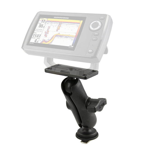 Ram Mount RAM 1" Ball Mount with Track Ball Base  1.5" x 3" Plate for the Humminbird Helix 5 ONLY [RAP-B-202-153-354-TRA1U] - Premium Marine Electronics Mounts from RAM Mounting Systems - Just $35.49! Shop now at Brushy Creek Marine