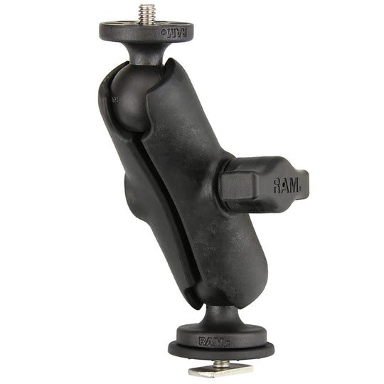 Ram Mount Track Ball Mount with 1/4"-20 Threaded Adapter for Action Cameras [RAP-B-366-153-354-TRA1U] - Premium Camera Mounts from RAM Mounting Systems - Just $32.49! Shop now at Brushy Creek Marine
