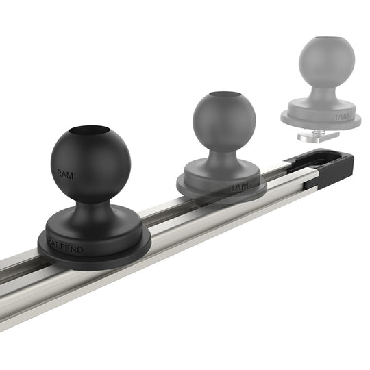 Ram Mount 9" Extruded Aluminum Tough-Track [RAM-TRACK-EXA-9] - Premium Kayak Mounts from RAM Mounting Systems - Just $26.99! Shop now at Brushy Creek Marine
