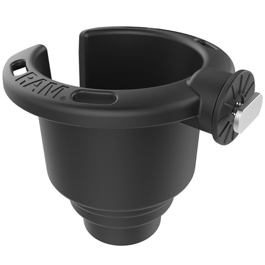 Ram Mount Drink Cup Holder for Tracks [RAP-429TU] - Premium Drink Cup Mounts from RAM Mounting Systems - Just $18.99! Shop now at Brushy Creek Marine