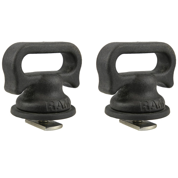 Ram Mount Vertical Track Tie Down  2 Pack [RAP-431U] - Premium Kayak Mounts from RAM Mounting Systems - Just $16.99! Shop now at Brushy Creek Marine