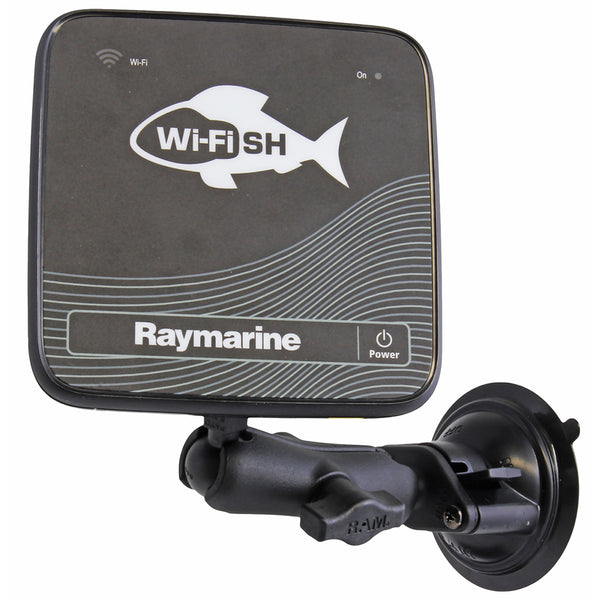 RAM Mount Suction Cup Mount w/1" Ball, including M6 X 30 SS HEX Head Bolt, f/Raymarine Dragonfly-4/5  WiFish Devices [RAM-B-224-1-379-M616U] - Premium Marine Electronics Mounts from RAM Mounting Systems - Just $44.49! Shop now at Brushy Creek Marine