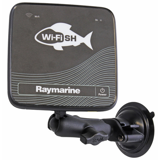 RAM Mount Suction Cup Mount w/1" Ball, including M6 X 30 SS HEX Head Bolt, f/Raymarine Dragonfly-4/5  WiFish Devices [RAM-B-224-1-379-M616U] - Premium Marine Electronics Mounts from RAM Mounting Systems - Just $43.49! Shop now at Brushy Creek Marine