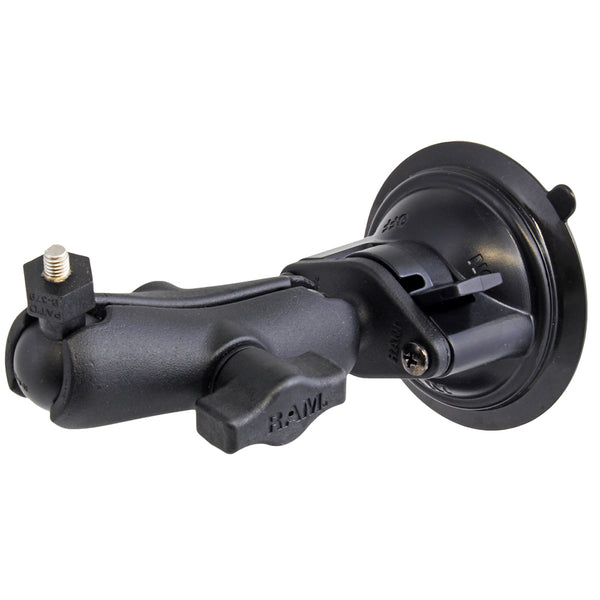 RAM Mount Suction Cup Mount w/1" Ball, including M6 X 30 SS HEX Head Bolt, f/Raymarine Dragonfly-4/5  WiFish Devices [RAM-B-224-1-379-M616U] - Premium Marine Electronics Mounts from RAM Mounting Systems - Just $44.49! Shop now at Brushy Creek Marine