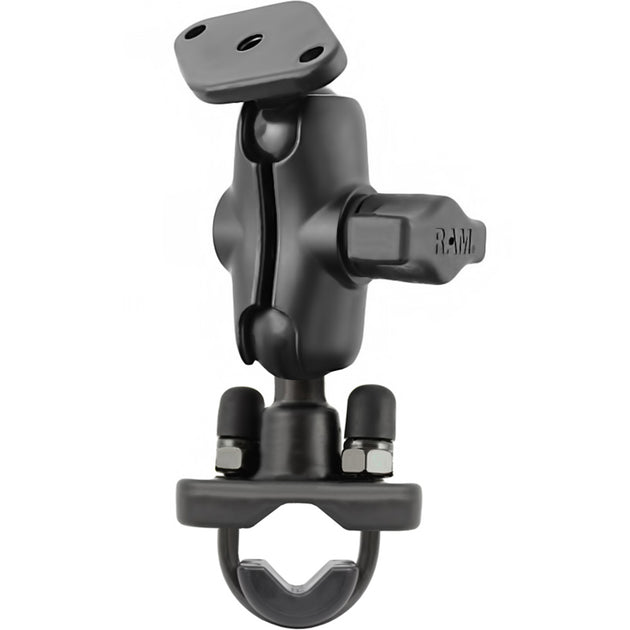 RAM Mount Handlebar Rail Mount w/Short Arm  Diamond [RAM-B-149ZU-A] - Premium Rail/Handle Bar Mounts from RAM Mounting Systems - Just $38.99! Shop now at Brushy Creek Marine