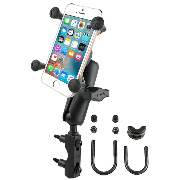 RAM Mount Combination Brake/Clutch Reservoir U-Bolt Mount w/Universal X-Grip Cell/iPhone Cradle [RAM-B-174-UN7U] - Premium Cell Phone Mounts from RAM Mounting Systems - Just $72.49! Shop now at Brushy Creek Marine