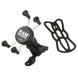 RAM Mount 9mm Angled Base Motorcycle Mount w/Short Double Socket Arm  Universal X-Grip Cell/iPhone Cradle [RAM-B-272-A-UN7] - Premium Cell Phone Mounts from RAM Mounting Systems - Just $66.99! Shop now at Brushy Creek Marine